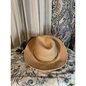Beige Aldo Brimmed hat with gold chain detail New With Tags